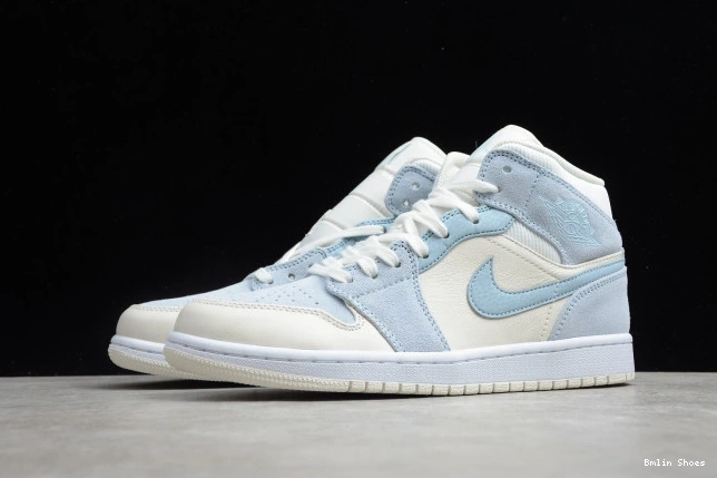 Bmlin Mid 1 Jordan Blue DA4666-100 Air Mixed Textures 0707
